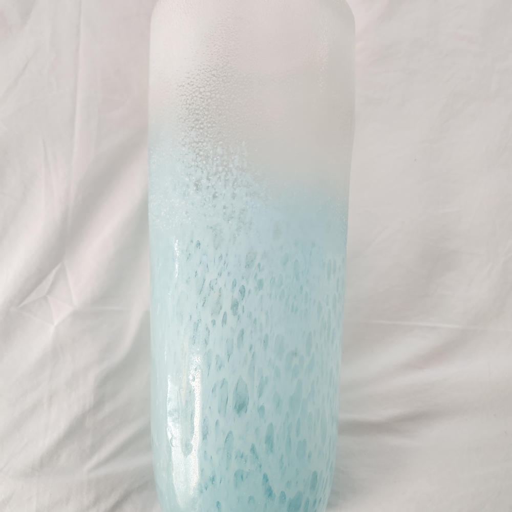 Pier 1 White and Light Blue Vase